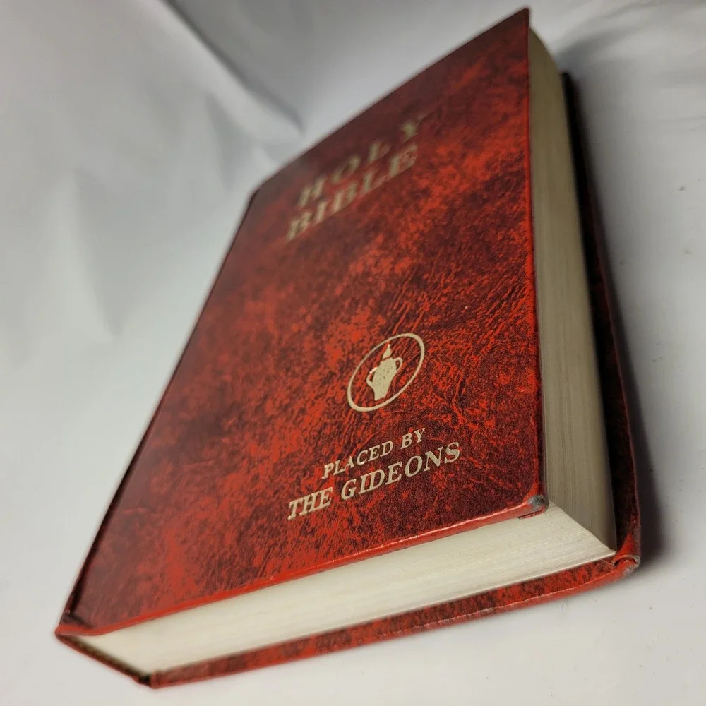 The Gideons Holy‎ Bible KJV Red Hardcover Religious Scripture Study Book
